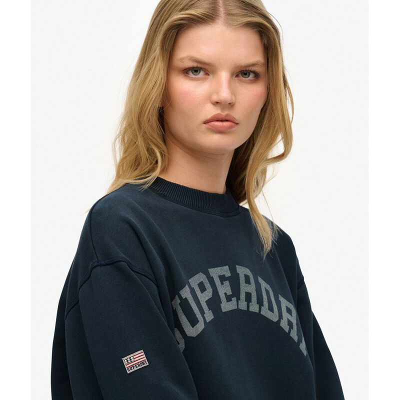 Superdry Athletic Essentials Slouchy Crew Sweatshirt image number 2